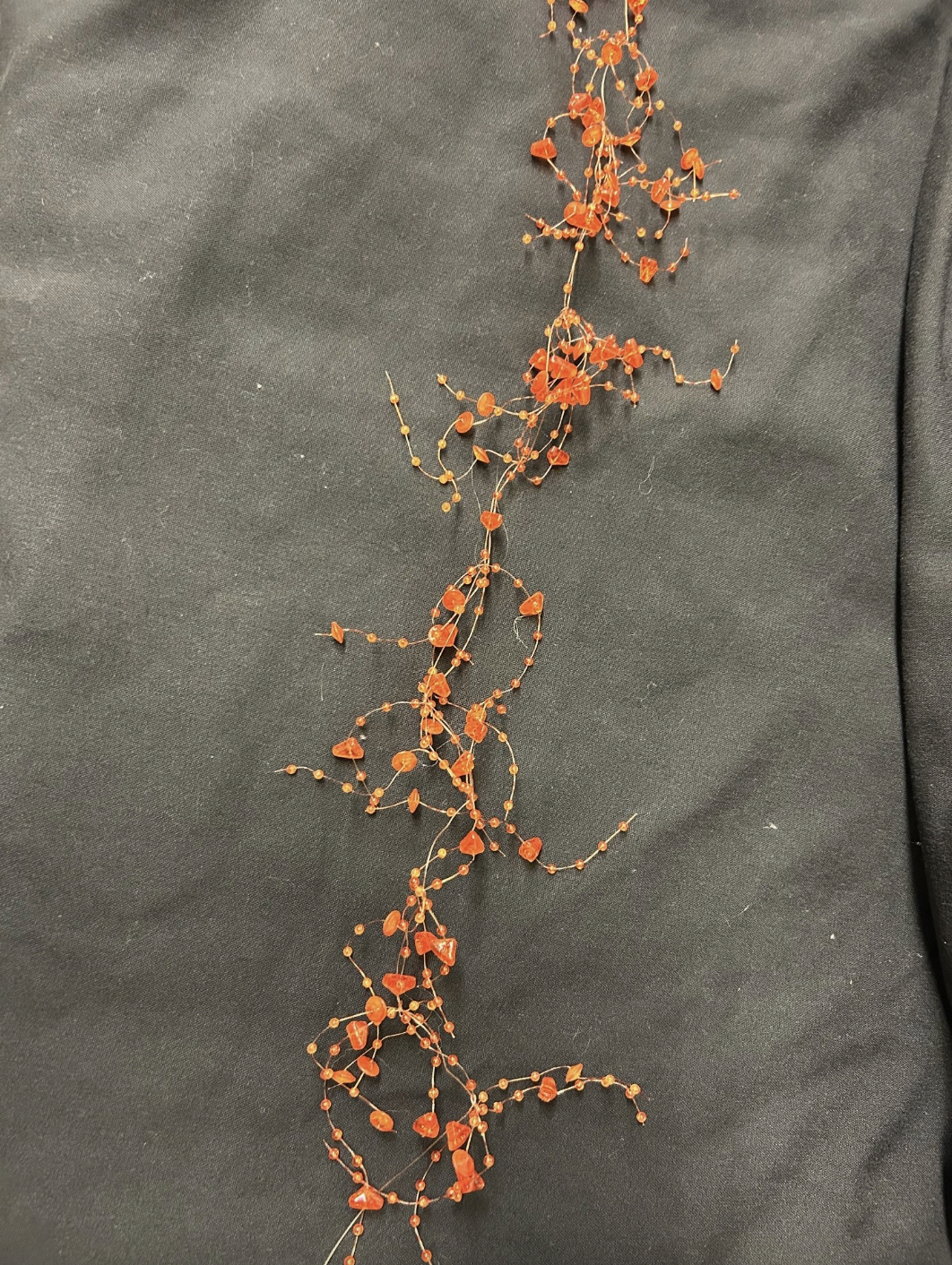Orange Bead Runner