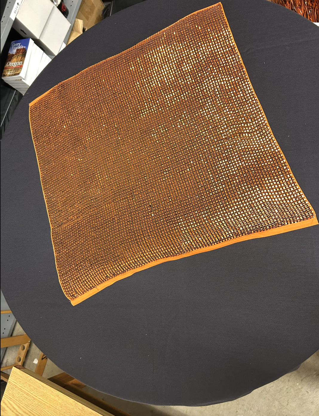 Table Topper Metallic