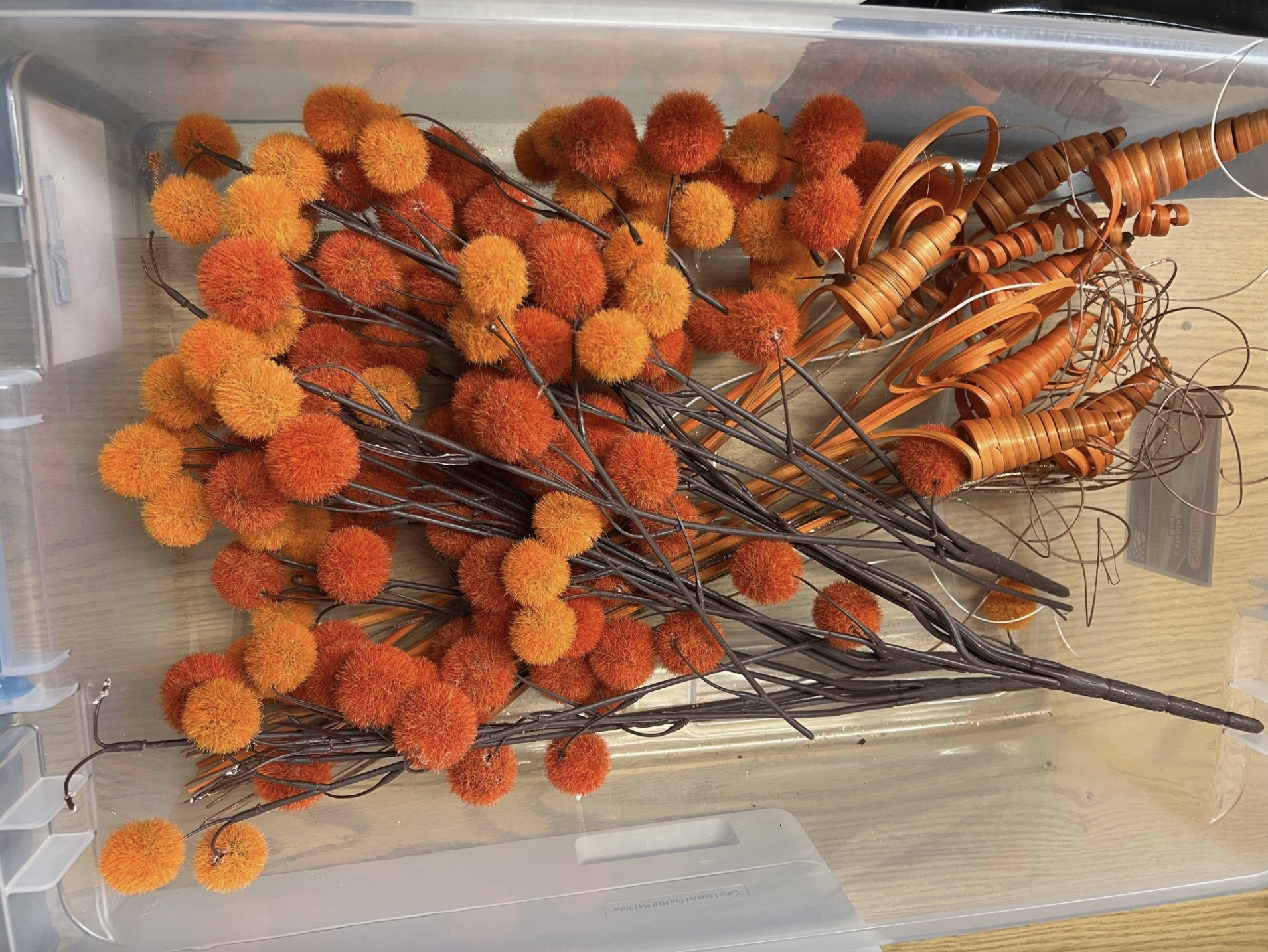 orange decor mixed