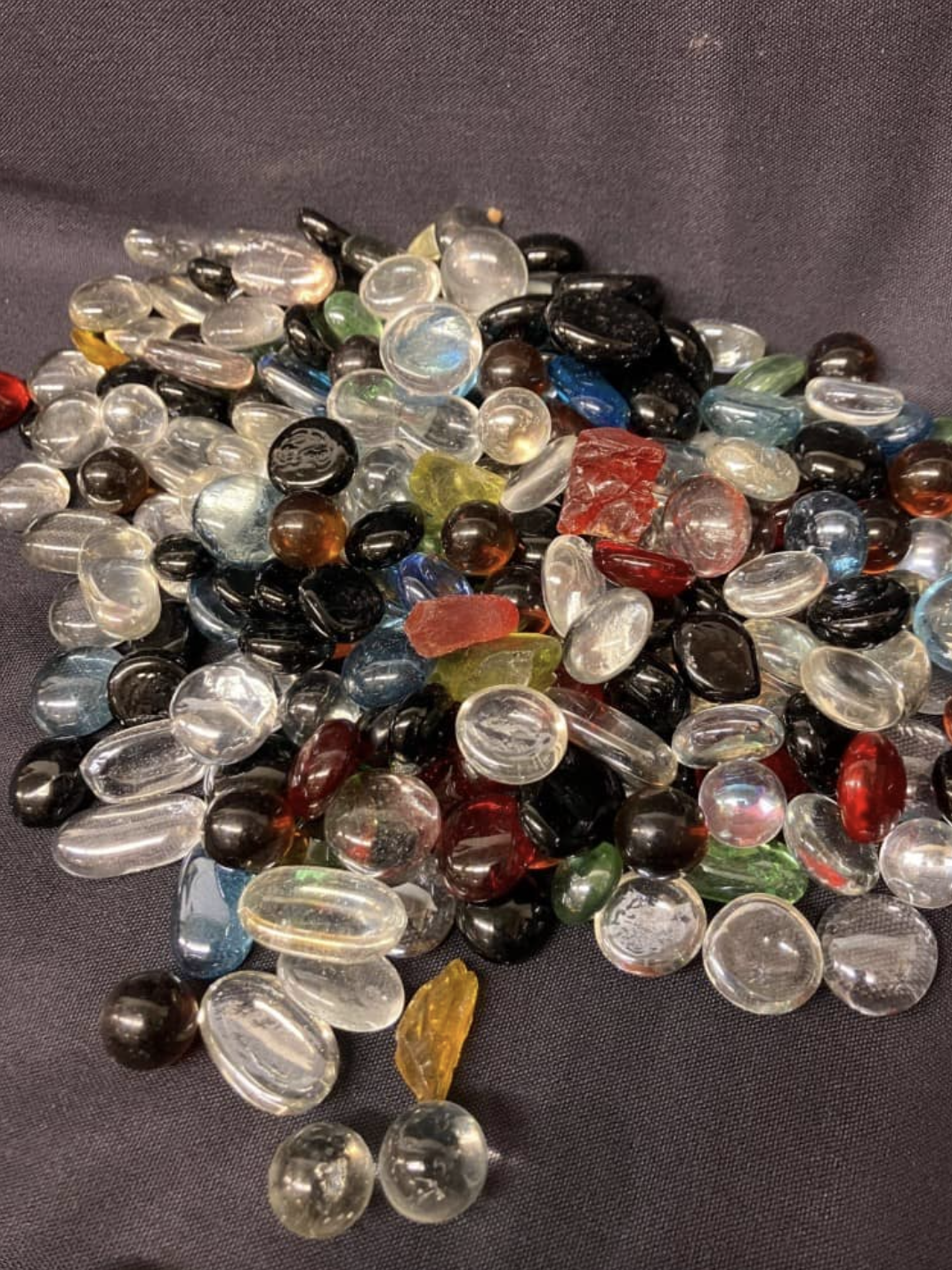 beads multi color various shapes