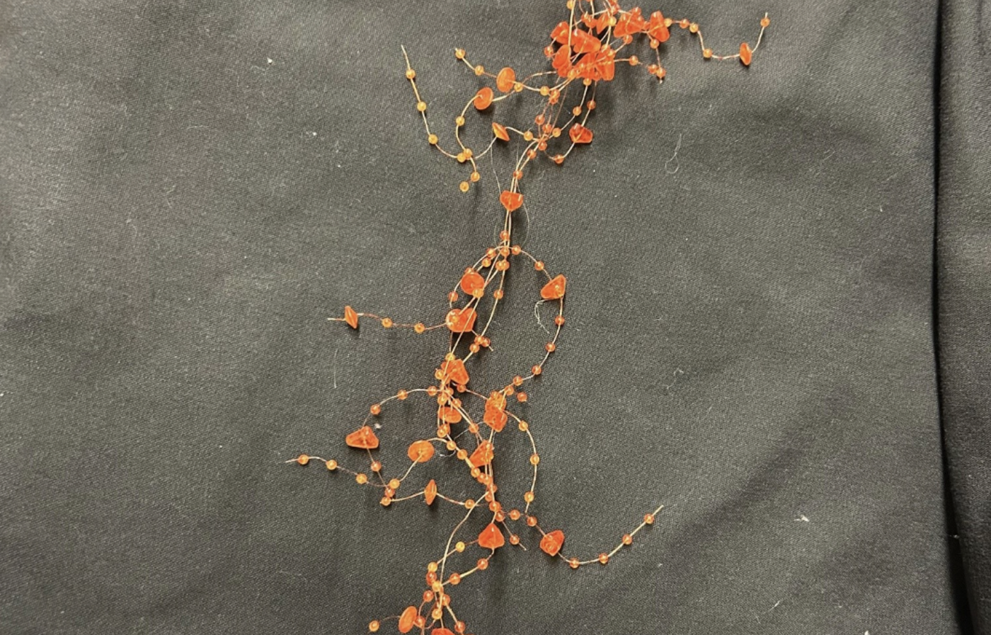 Orange Bead Runner