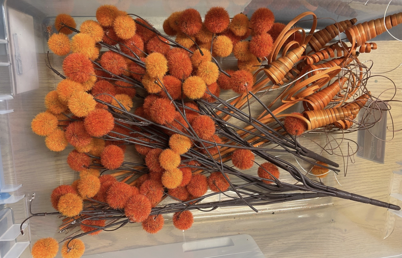 orange decor mixed