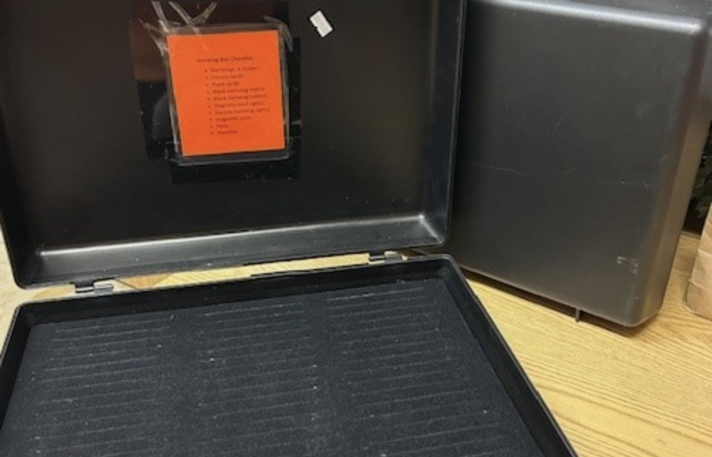 M203 Name tag boxes