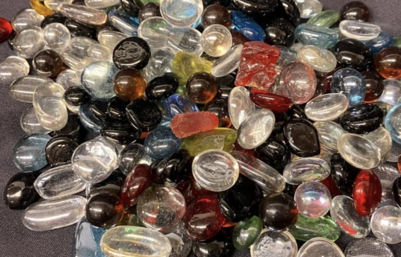 beads multi color various shapes