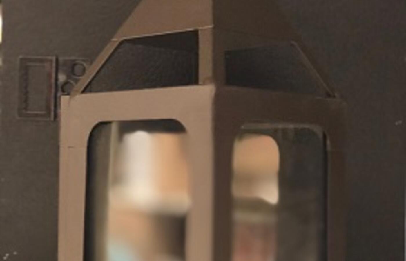 Black matte lantern 