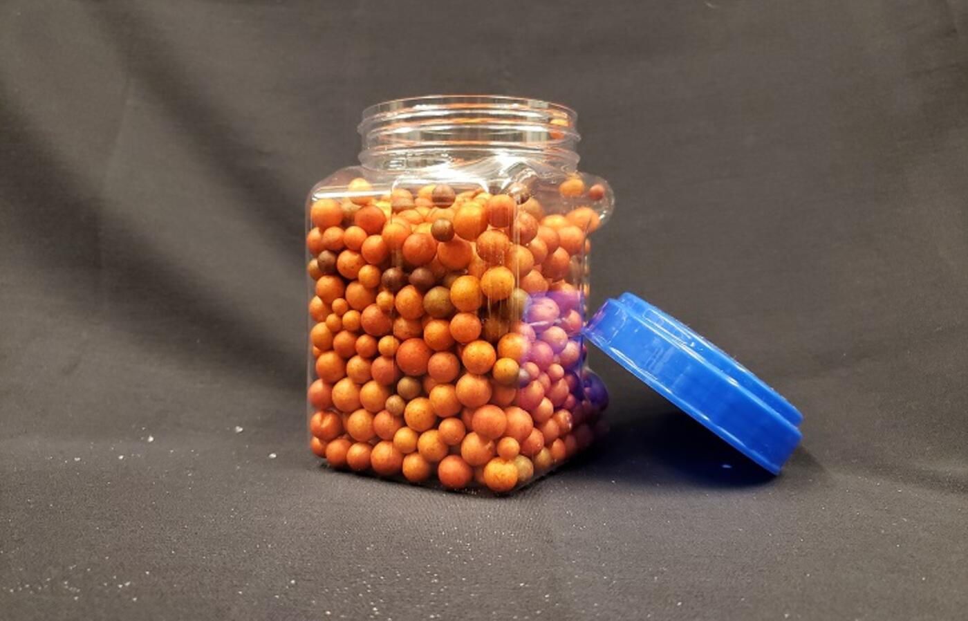 Fall colored foam beads