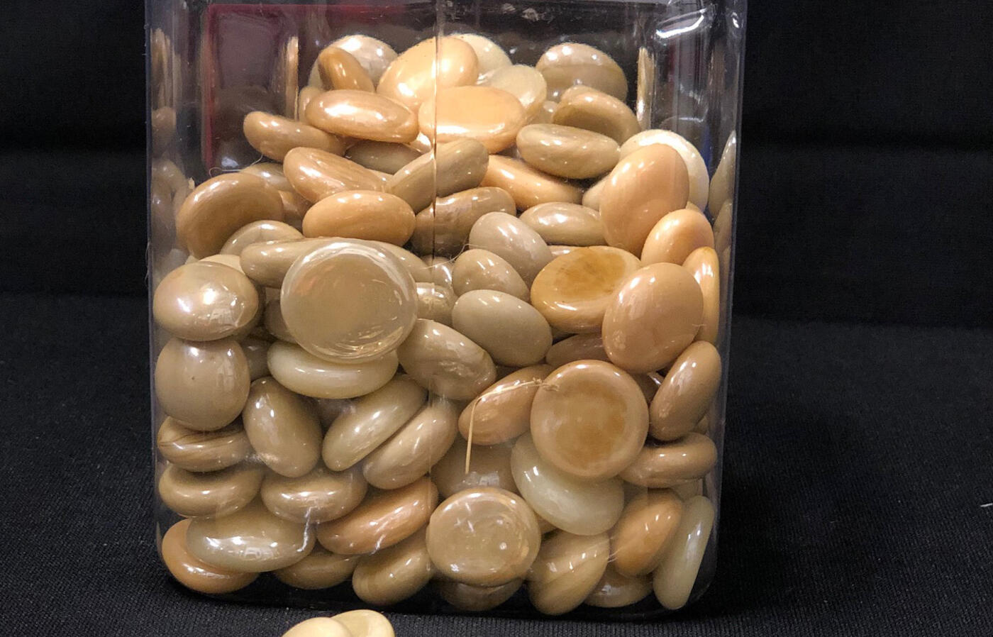 Tan beads