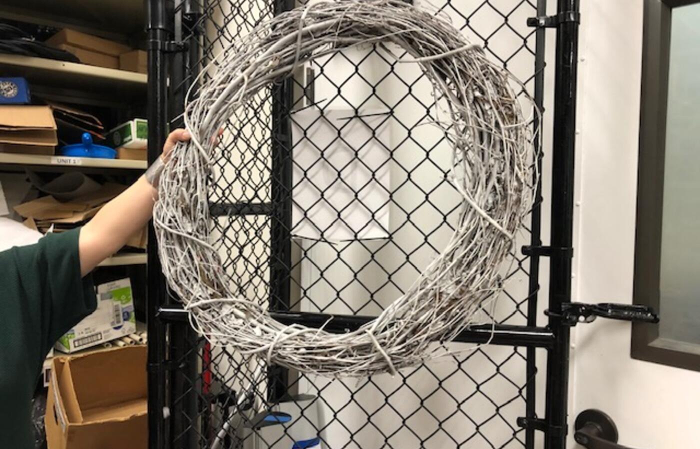 White wreath