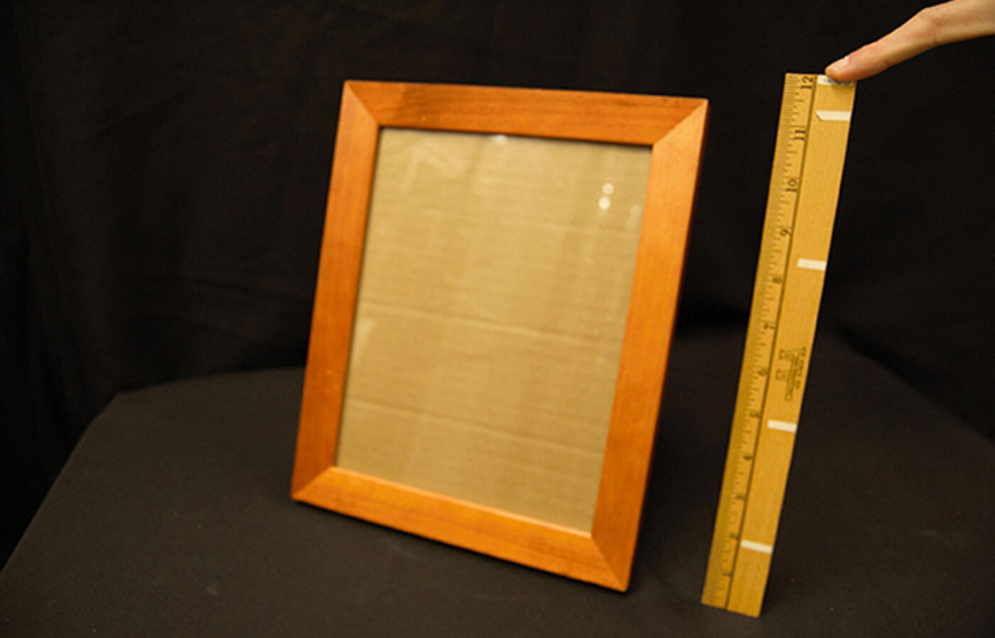 wooden frame