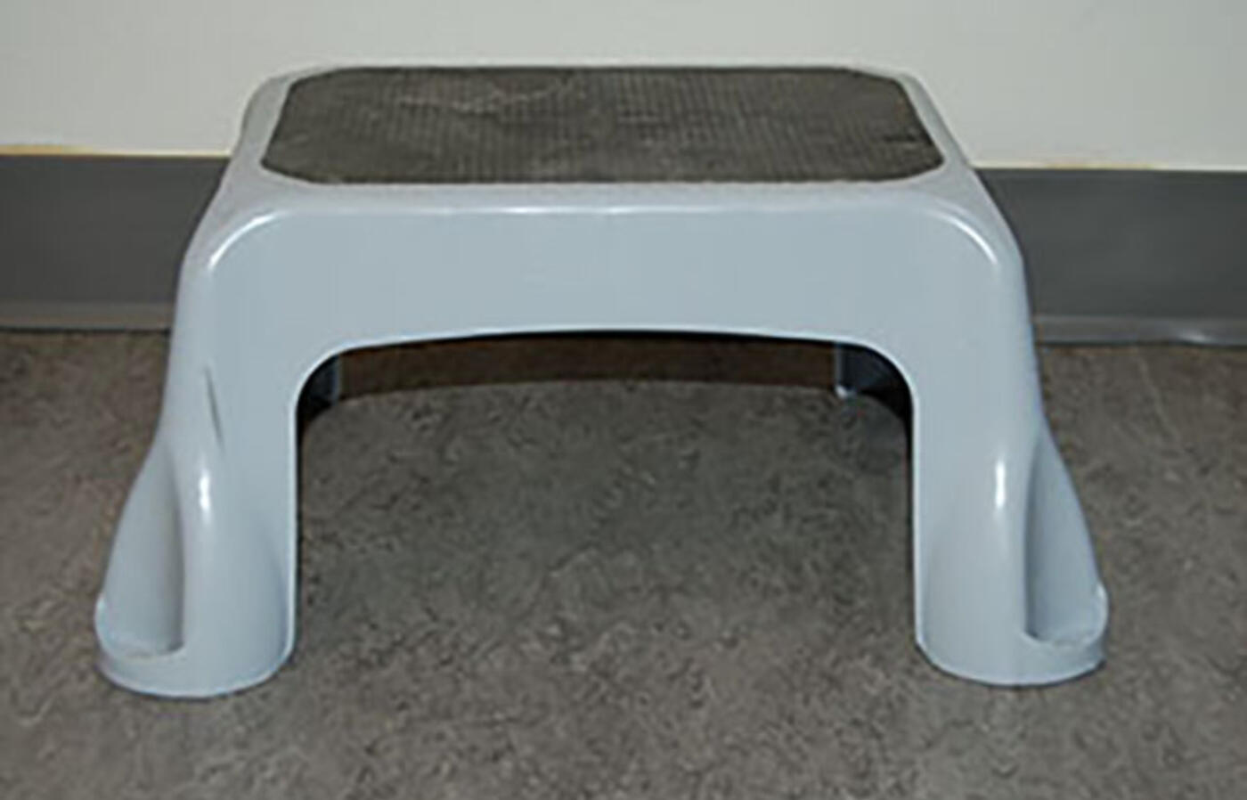 White step stool