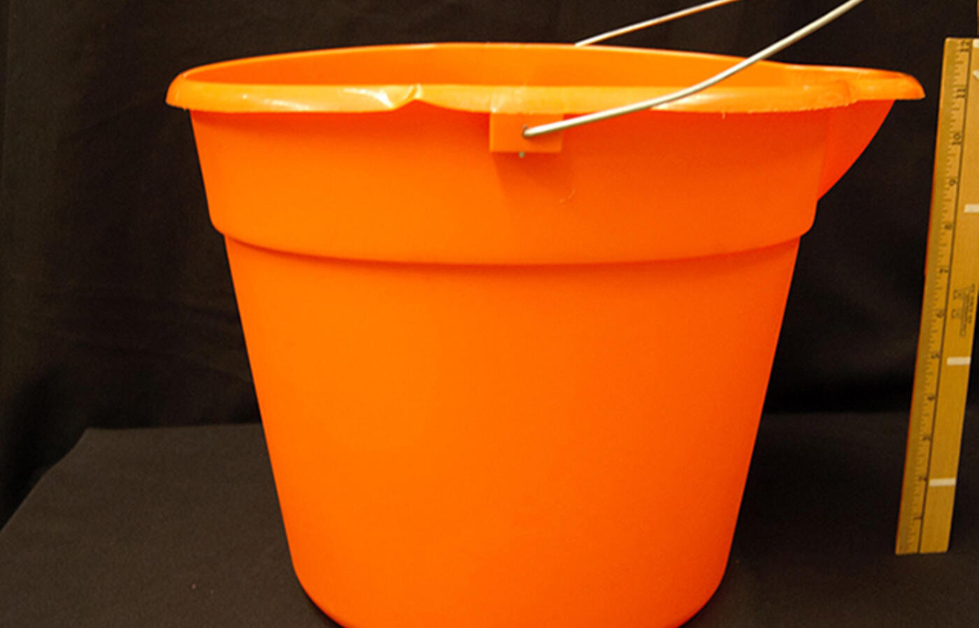 Plastic Orange Bucket