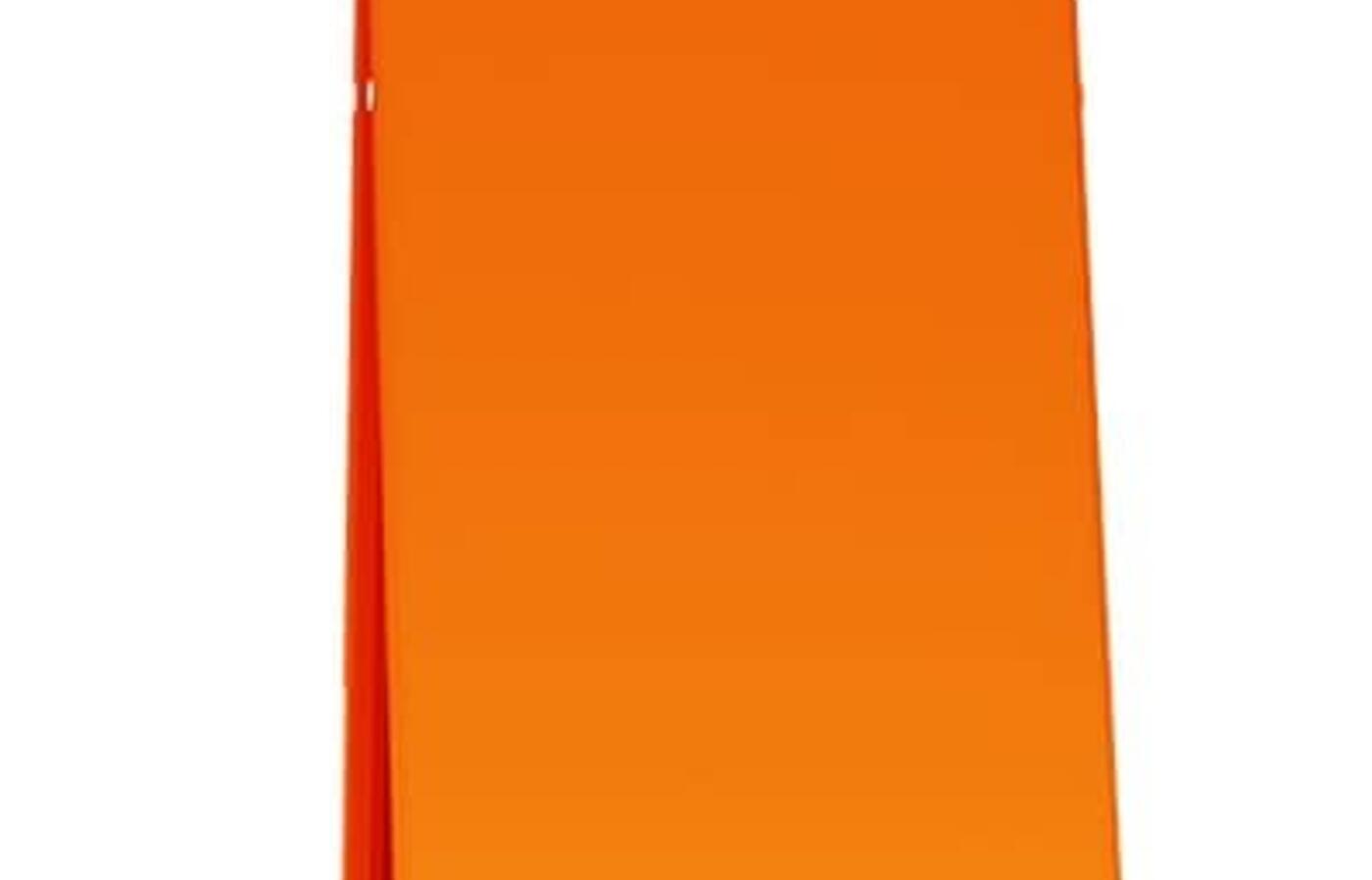 Orange sandwich board