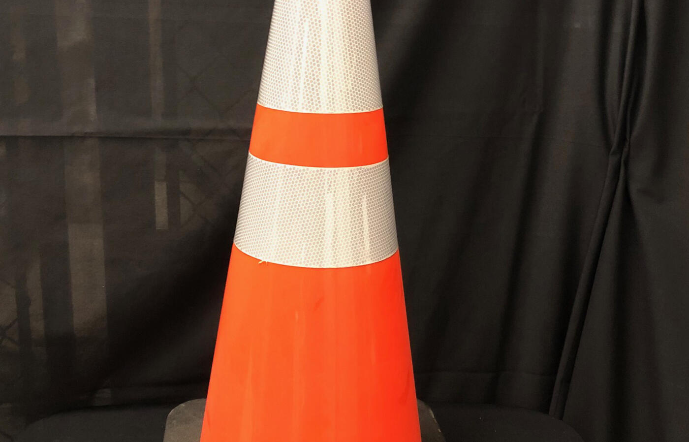 Orange safety cone