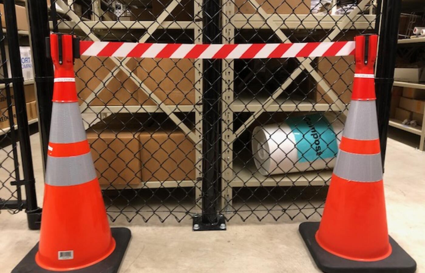 Safety cone with belt