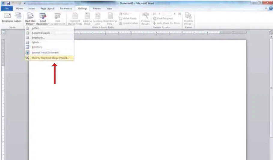 Text editor with arrow